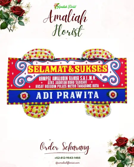Papan Bunga Ucapan Selamat Kedungbocok