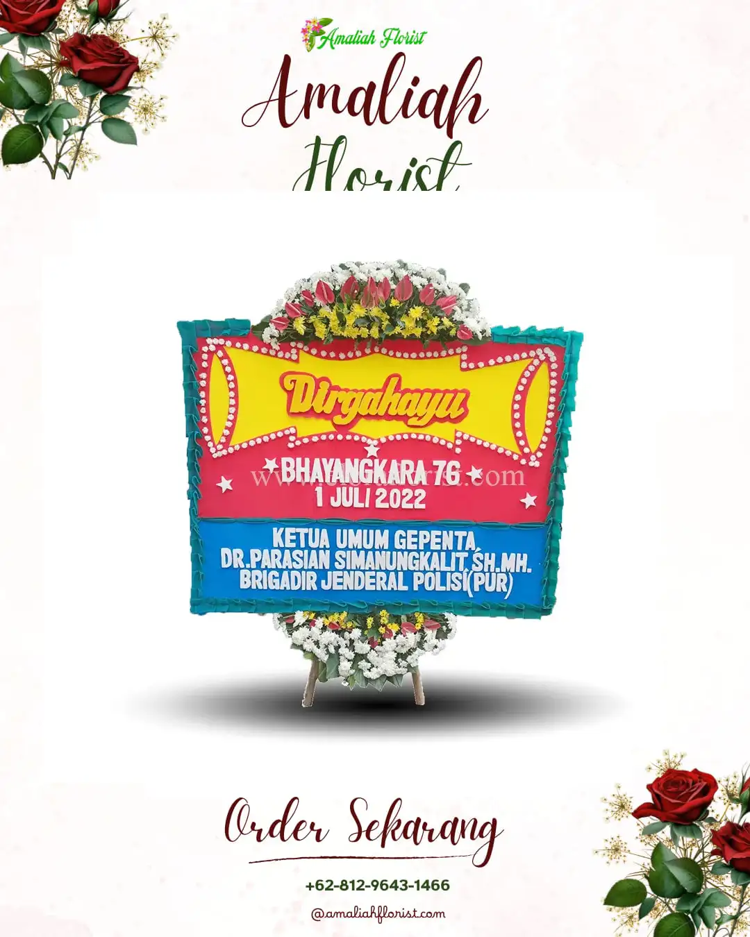 Papan Bunga HUT Ulang Tahun Kedungbocok